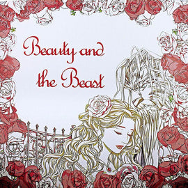 Beauty and the Beast Adult Coloring Book