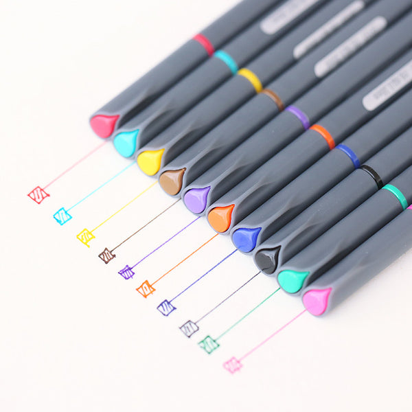 Fine Line Colored Marker Pens