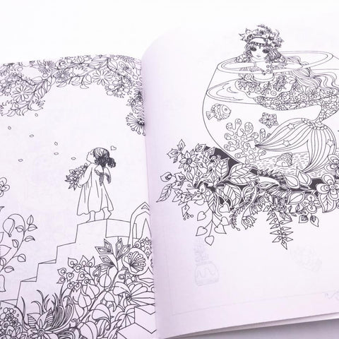 Fairy Tales And Magical Dreams Adult Coloring Book