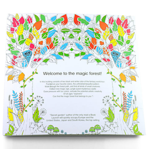 Enchanted Forest Adult Coloring Book