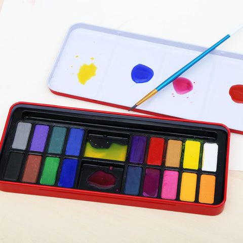Tin Box Watercolor Paint for Adults and Kids