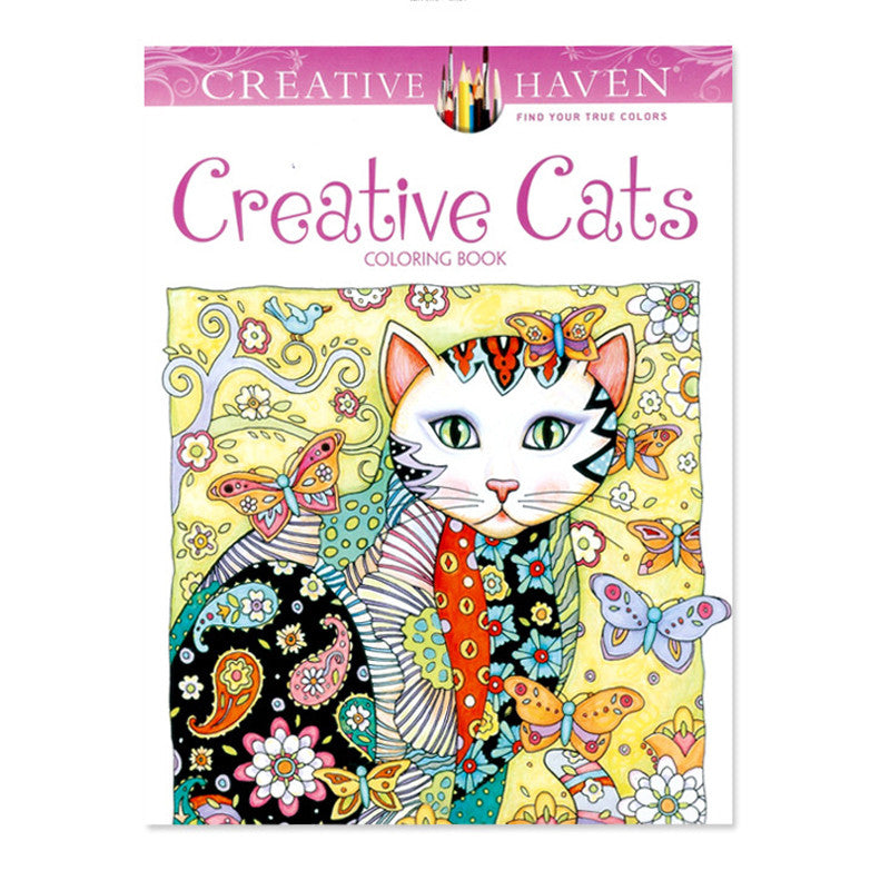 Creative Cats Coloring Book