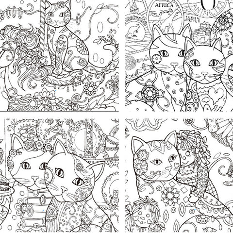 Creative Cats Coloring Book