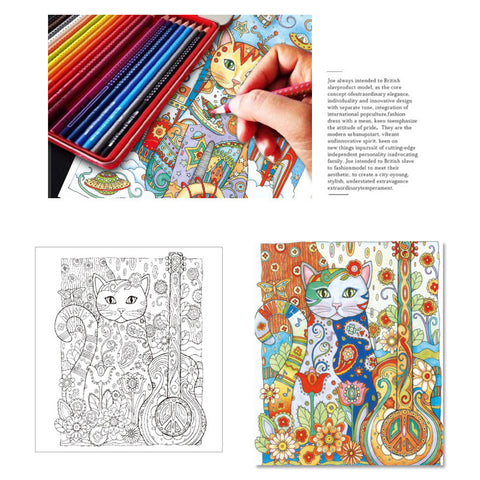 Creative Cats Coloring Book