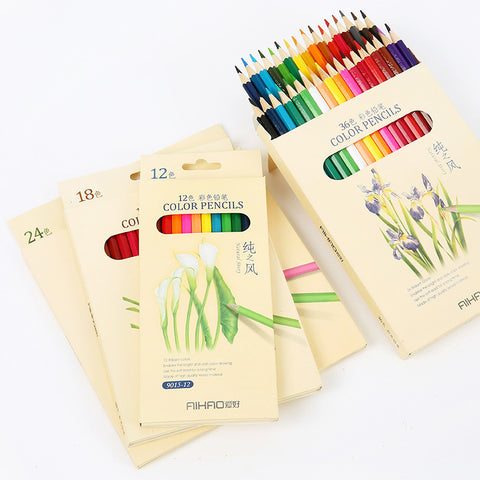 36-Color Set Coloring Pencils