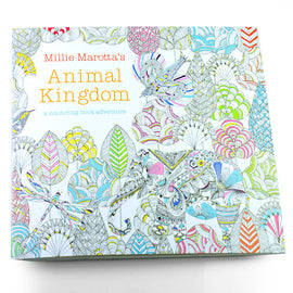 Animal Kingdom Adult Coloring Book